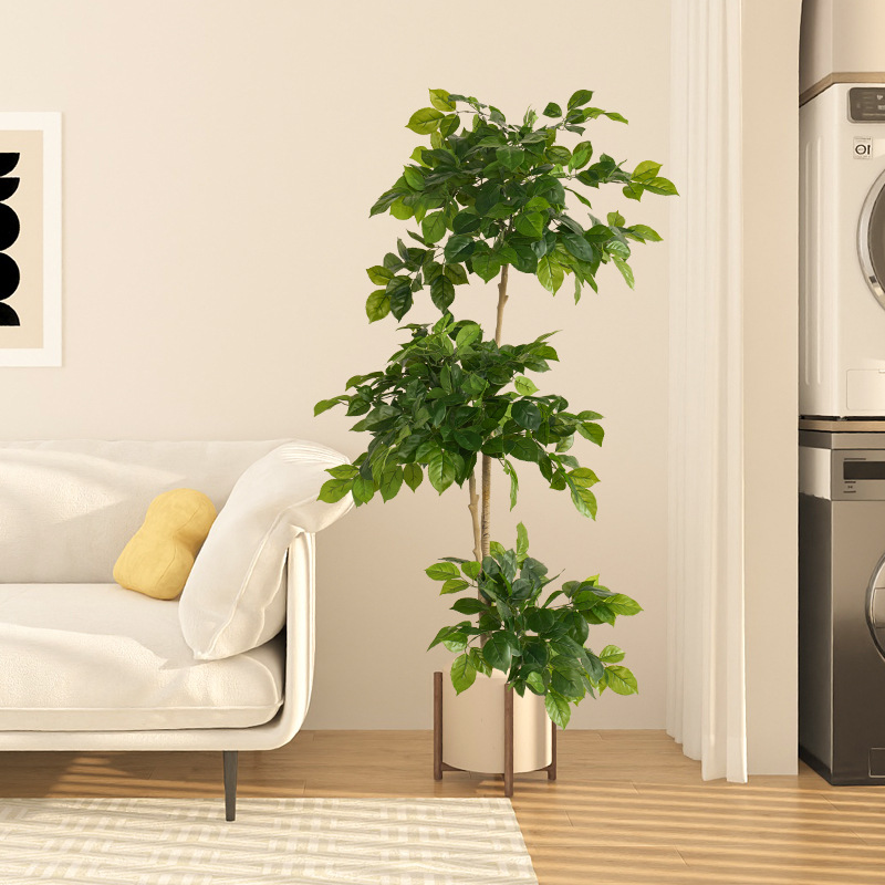 2-78in Large Fake Plants Artif - Ficus Lyrata Tree 评论和价格