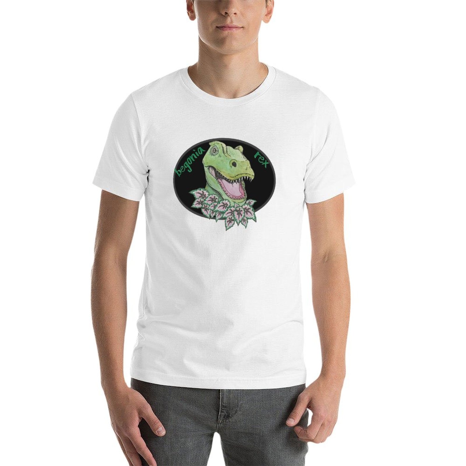 T rex begonia T-Shirt Basic So - Begonia Rex 评论和价格